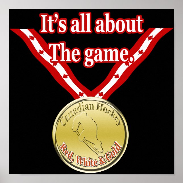 Poster Hockey canadien (Devant)