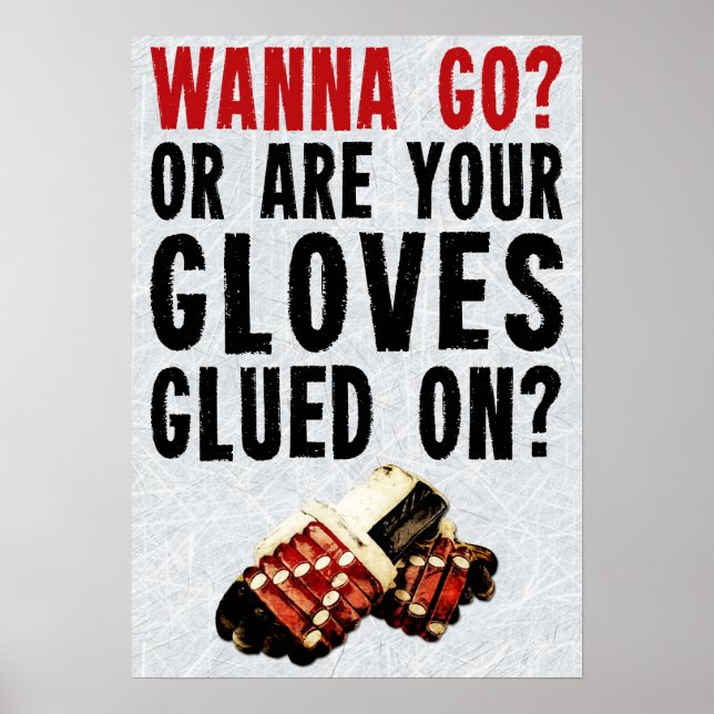 Poster Hockey Enforcer Wanna Go (Devant)
