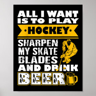 Poster Hockey et hockey sur gazon – Conception Hockey et