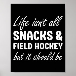 Poster Hockey sur gazon pour femme ou homme joueur de hoc