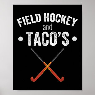 Poster Hockey sur gazon Slogan drôle Cadeau Pun - Hockey