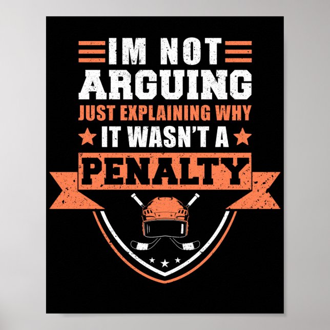 Poster Hockey sur glace IM ne pas invoquer Joueur Joueur  (Devant)