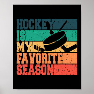 Poster Hockey sur glace pour hommes femmes enfants le hoc