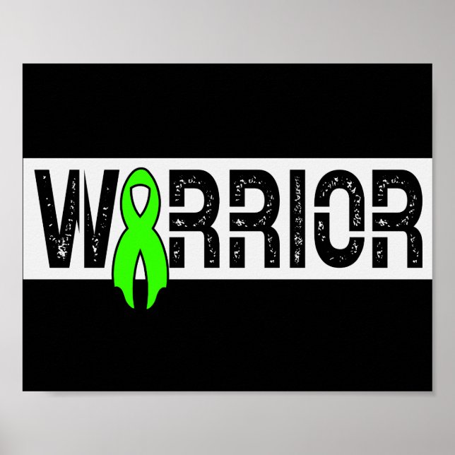 Poster Hodgkins Lymphoma Guerrier Cancer Sensibilisation  (Devant)