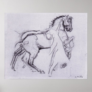 Poster Hodler - Cavalryman À Cheval 1908