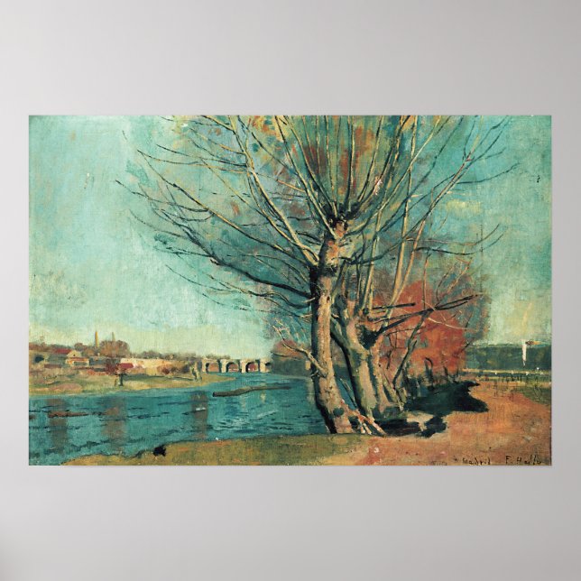 Poster Hodler - Des Manzanares 1878 (Devant)