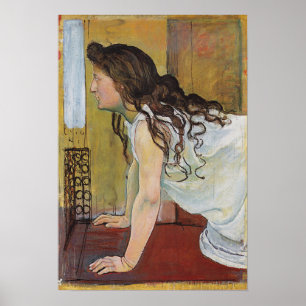 Poster Hodler - Fille à la fenêtre 1890