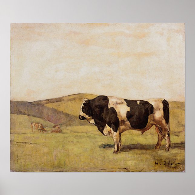 Poster Hodler - La Bull 1878 (Devant)
