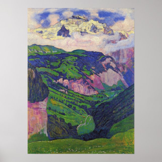 Poster Hodler - La Vierge De L'Isenfluh 1902 (Devant)