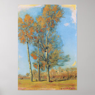 Poster Hodler - Landscape Near Madrid 1878