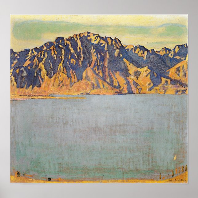 Poster Hodler - Le Grammont 1906 (Devant)