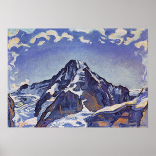 Poster Hodler - Le moine aux nuages 1911