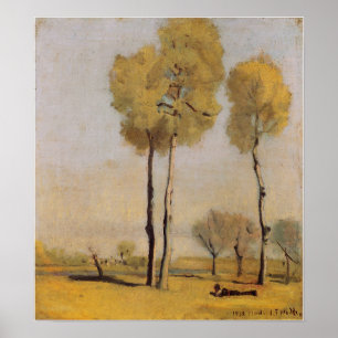 Poster Hodler - Paysage espagnol 1878