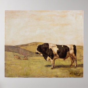 Poster Hodler - The Bull 1878