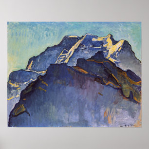 Poster Hodler - Virgo Massif Et Black Monk 1911