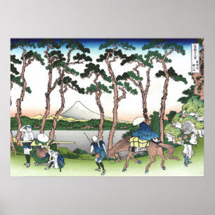 Poster Hodogaya sur l'autoroute Tokaido