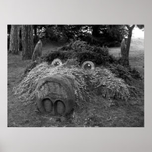 Poster Hogs Head, Bute Park, Cardiff
