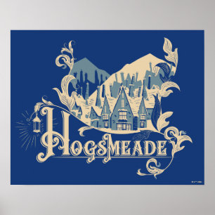 Poster HOGSMEADE™ Village Vintage Graphique