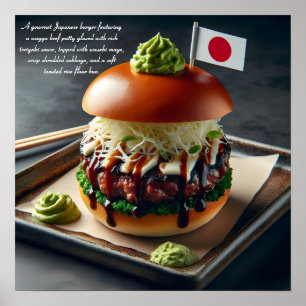 Poster Hokkaido Harmony Burger Indulgence