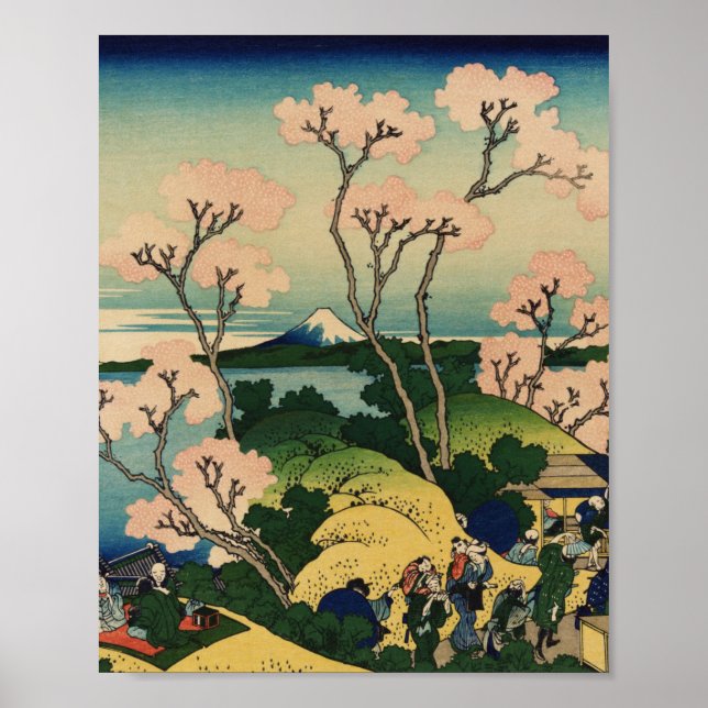 Poster Hokusai Katsushika (Devant)