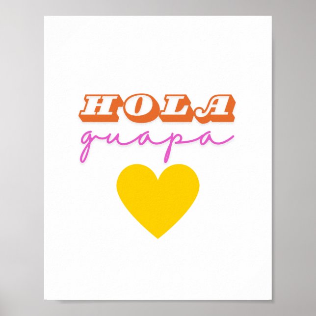 Poster Hola Guapa (Devant)