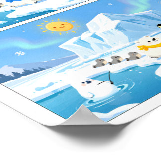 Poster Holiday Theme Spot the Difference Kids Activity 