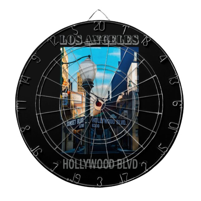 Poster Hollywood Blvd. Dartboard (Front)