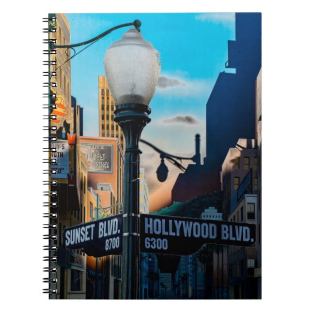 Poster Hollywood Blvd. Notebook (Front)