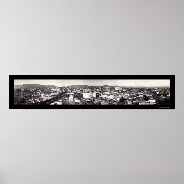 Poster Hollywood, CA Photo 1929 (Devant)