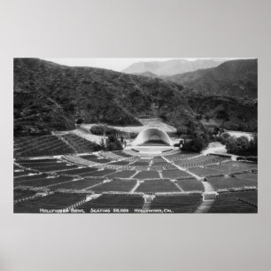 Poster Hollywood, Californie Hollywood Bowl View