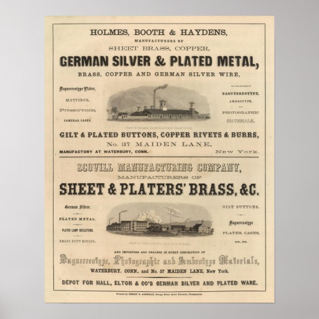 Poster Holmes, Booth et Haydens (Devant)