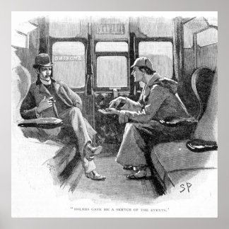 Poster Holmes M'A Donné Un Croquis Des Événements