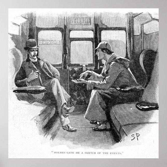 Poster Holmes M'A Donné Un Croquis Des Événements (Devant)
