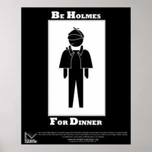 Poster Holmes Pour Le Dîner