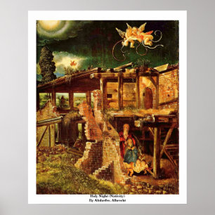 Poster Holy Night (Nativity) By Altdorfer, Albrecht