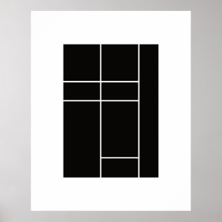 Poster Homage to Mondrian 1.2