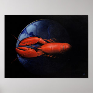 Poster Homard de plat de Tiffany