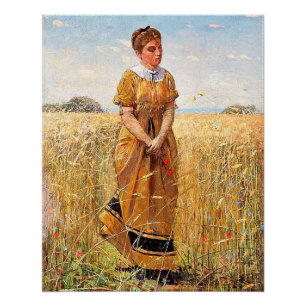 Poster Homer - Arriver à travers le doré