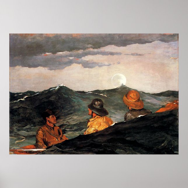 Poster Homer - Embrasser la lune (Devant)