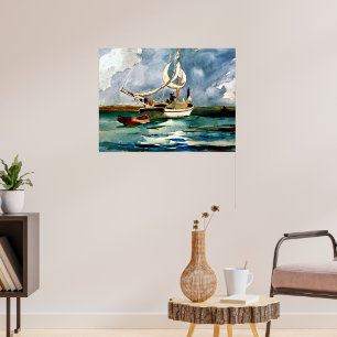 Poster Homer - Sloop, Bermudes,