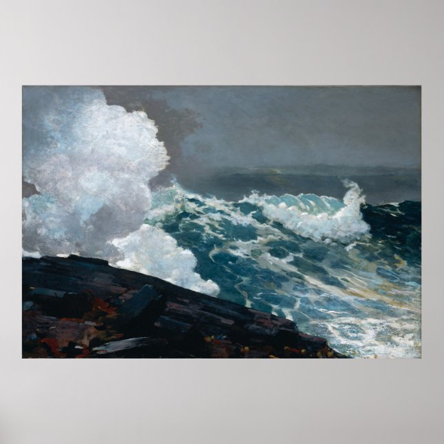Poster Homer's Northeaster (Devant)