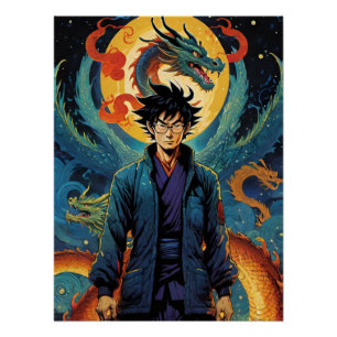 Poster Hommage à Akira Toriyama