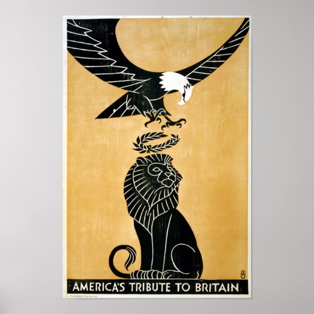 Poster Hommage À La Grande-Bretagne (Devant)