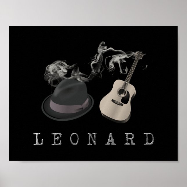 Poster Hommage à Leonard (Devant)