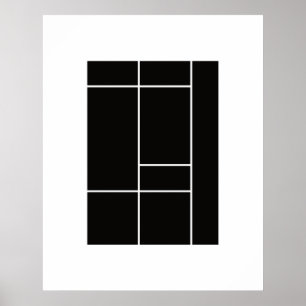 Poster Hommage à Mondrian 1.3
