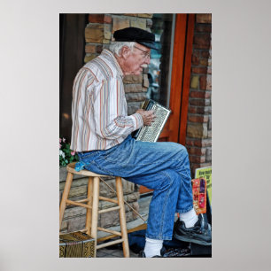 Poster Homme Accordien