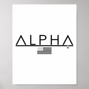 Poster Homme Alpha Gym Lapin Entraînement Bodybuilding Fi