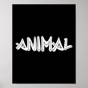 Poster Homme Animal - Fitness Fitness entraînement Bodybu