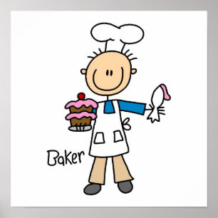 Poster Homme Baker