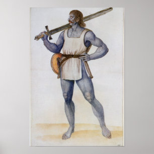 Poster Homme britannique antique